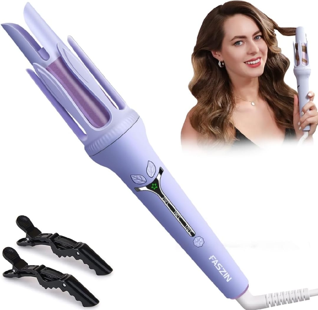 Hair Curler, 32mm Automatic Curling Iron, 3 Adjustable Temperatures And 2 Timer Reminders, Automatic Curling Iron For Long Hair, Double Anti-scald Function, Australian Specification Plug, Suitable For Everyone