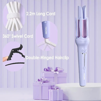 Hair Curler, 32mm Automatic Curling Iron, 3 Adjustable Temperatures And 2 Timer Reminders, Automatic Curling Iron For Long Hair, Double Anti-scald Function, Australian Specification Plug, Suitable For Everyone