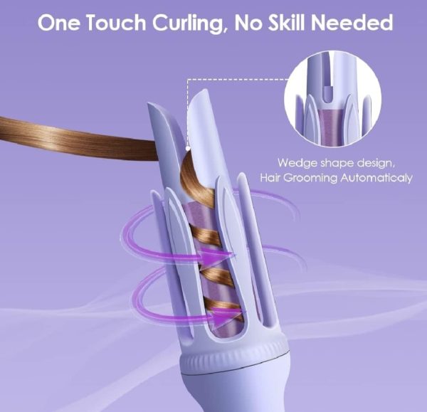 Hair Curler, 32mm Automatic Curling Iron, 3 Adjustable Temperatures And 2 Timer Reminders, Automatic Curling Iron For Long Hair, Double Anti-scald Function, Australian Specification Plug, Suitable For Everyone