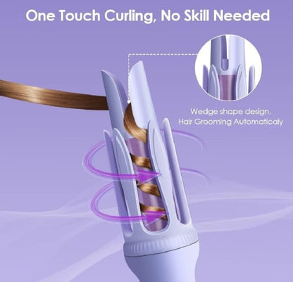 Hair Curler, 32mm Automatic Curling Iron, 3 Adjustable Temperatures And 2 Timer Reminders, Automatic Curling Iron For Long Hair, Double Anti-scald Function, Australian Specification Plug, Suitable For Everyone